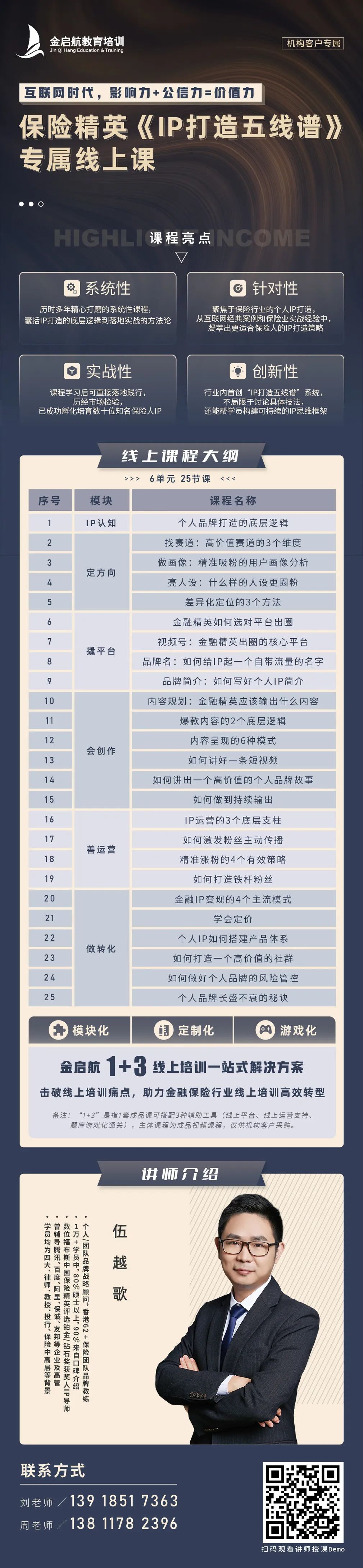 《保险精英个人IP打造》专属课程上线